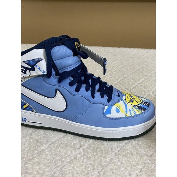 Nike Air Force 1 Mid Premium Michael Vick Collection Royale Blue 2006 Size 12.5 - Picture 8 of 16